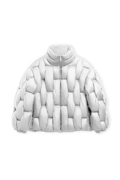 Pentagon Puffer - White
