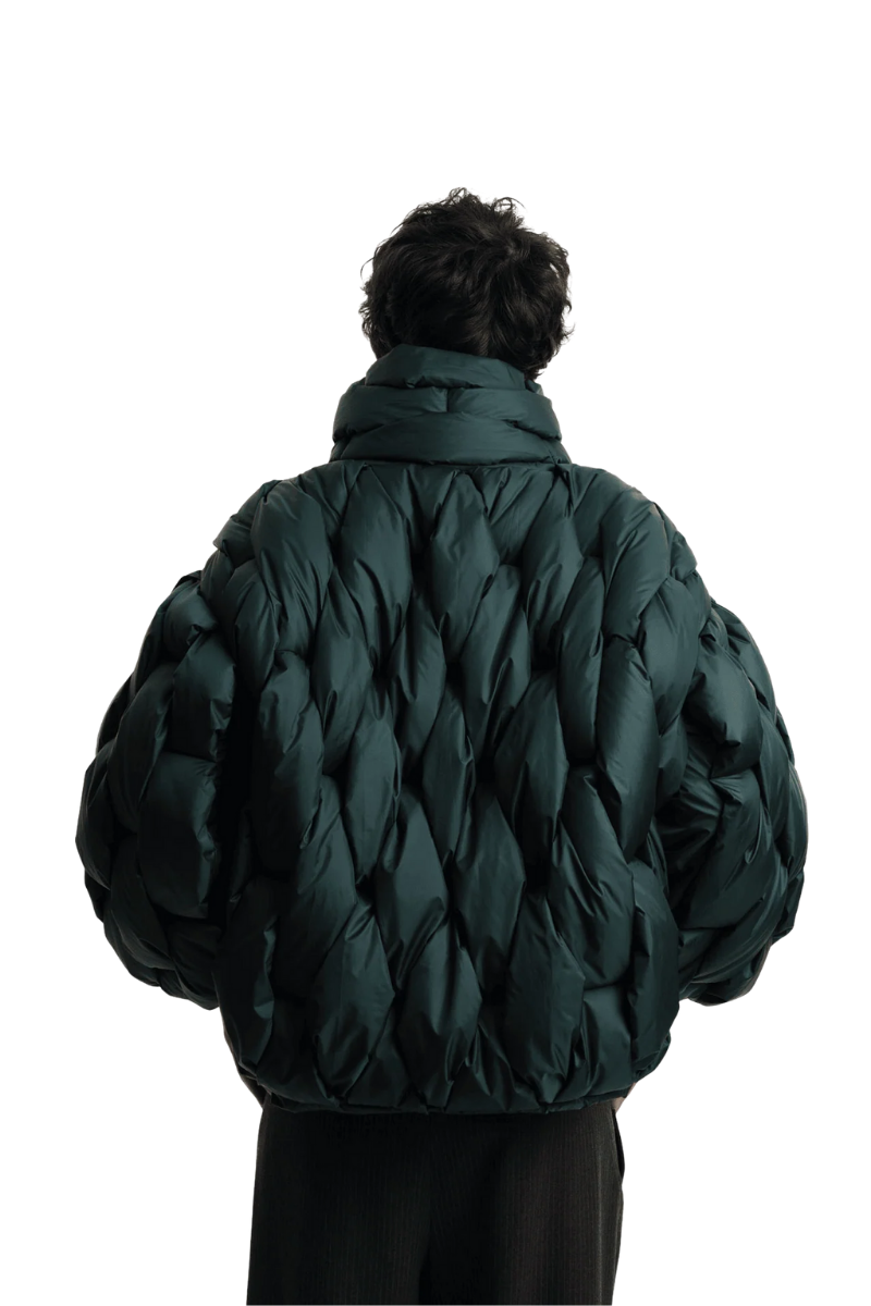 Pentagon Puffer - Vert