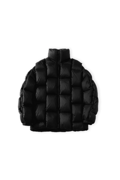 Diagramm-Pufferjacke - Schwarz