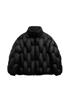 Pentagon Puffer - Schwarz