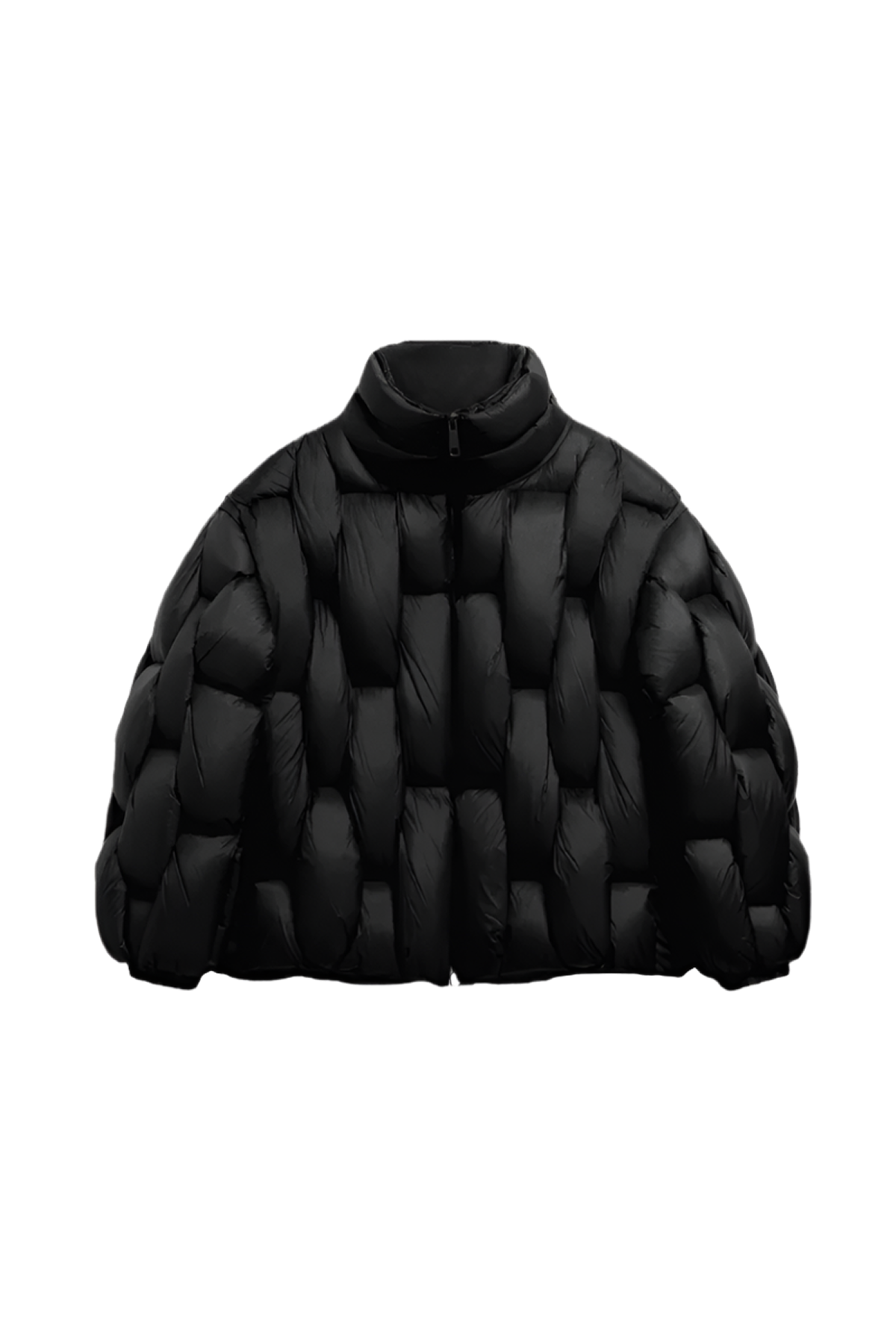 Pentagon Puffer - Schwarz