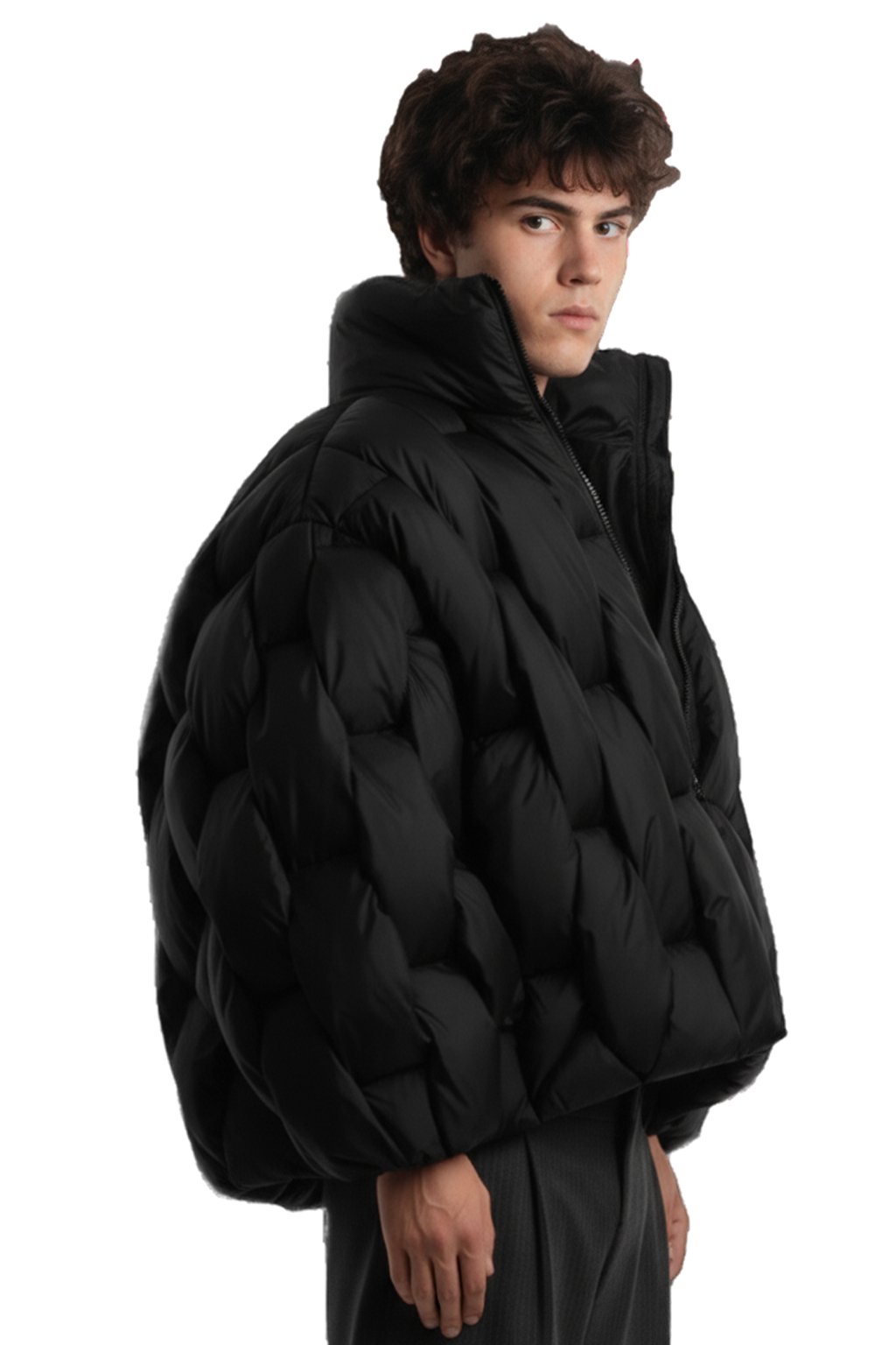 Pentagon Puffer - Noir