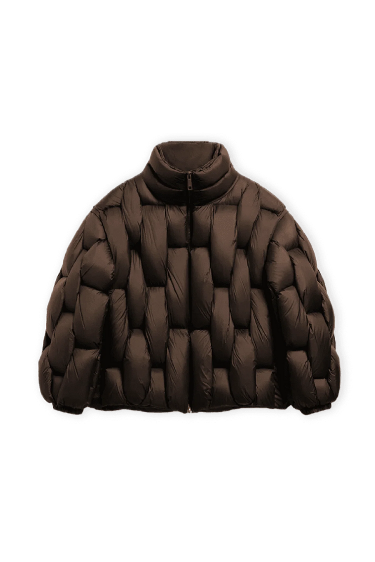 Pentagon Puffer - Braun