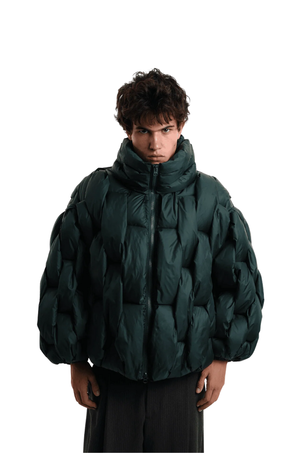 Pentagon Puffer - Vert