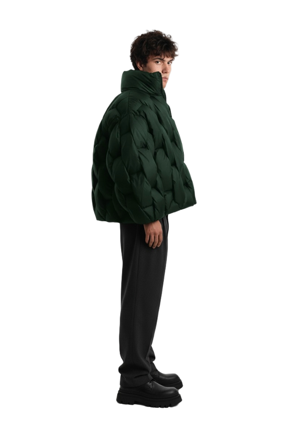 Pentagon Puffer - Vert