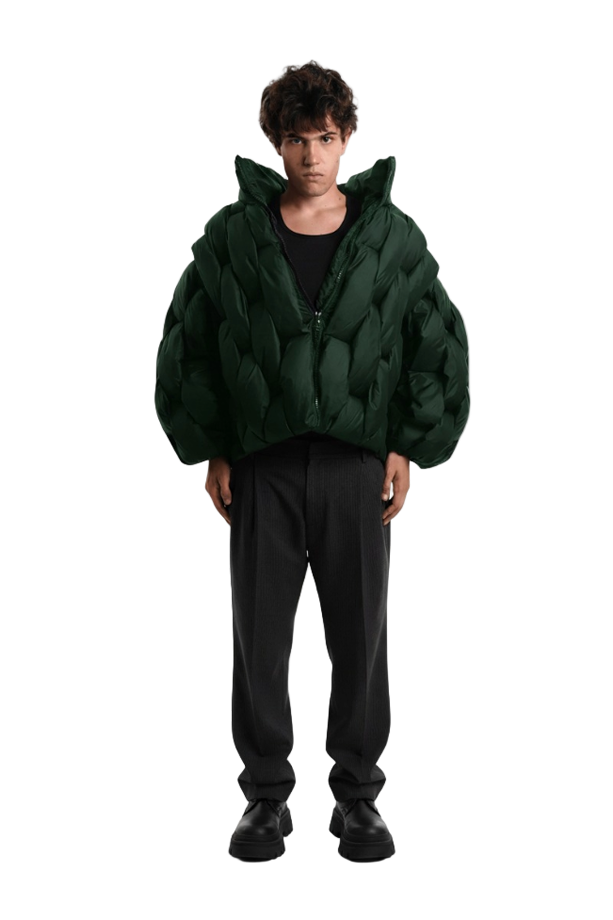 Pentagon Puffer - Vert