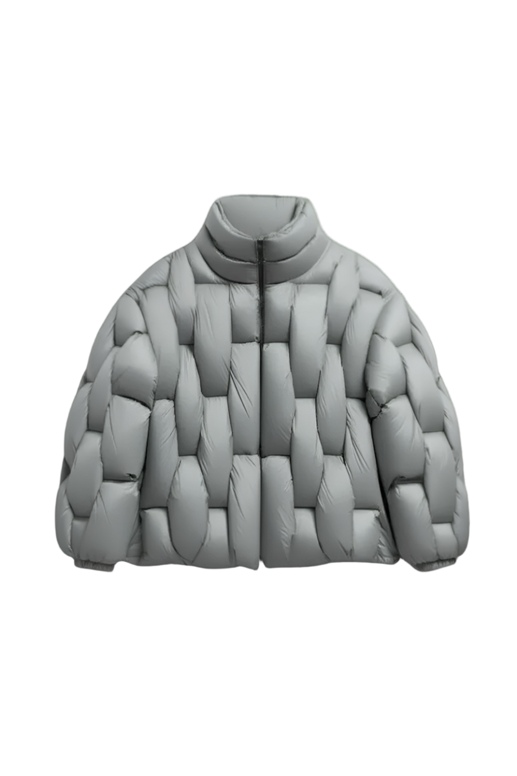 Pentagon Puffer - Grau