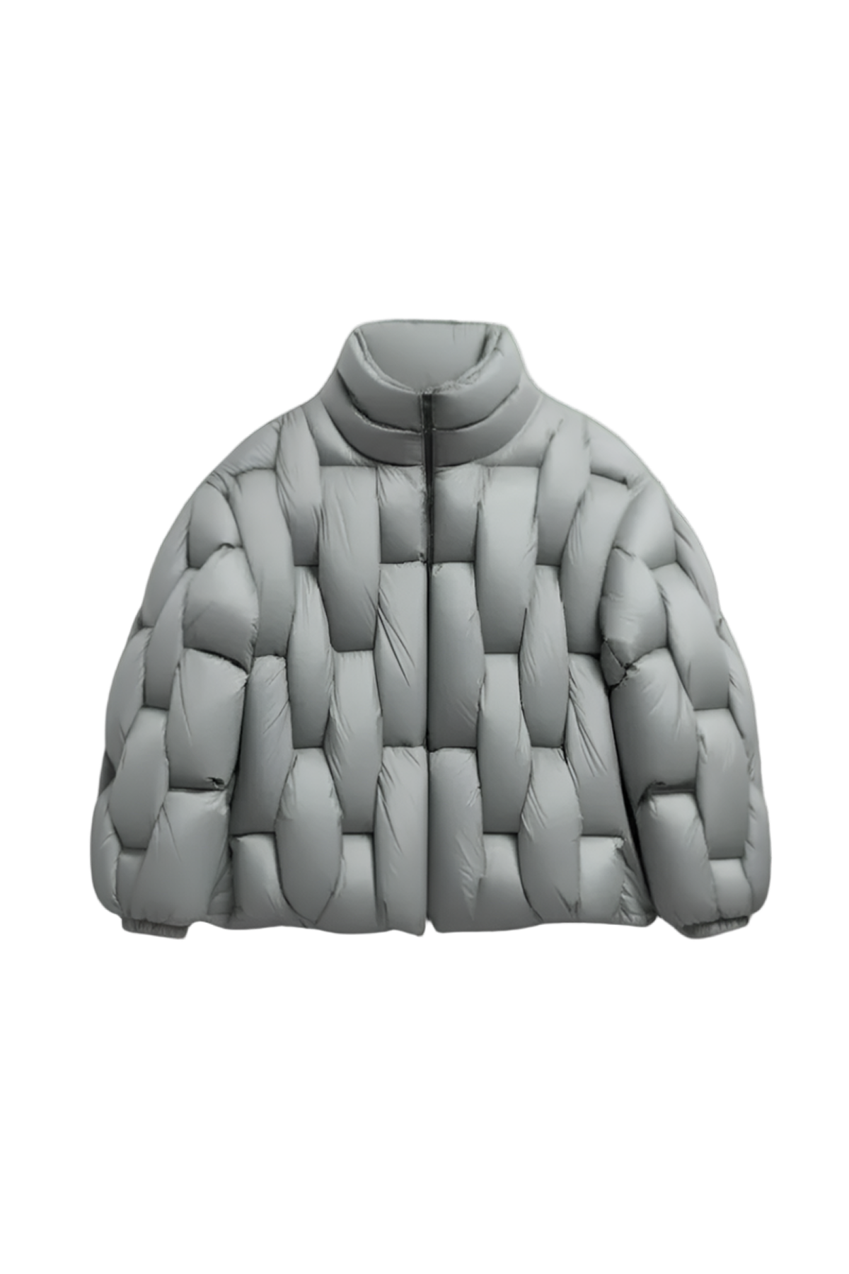 Pentagon Puffer - Grau