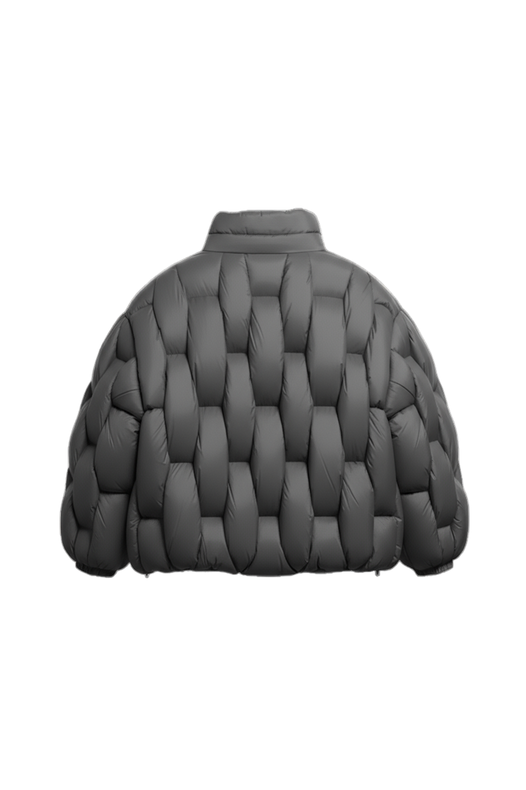 Pentagon Puffer - Grau