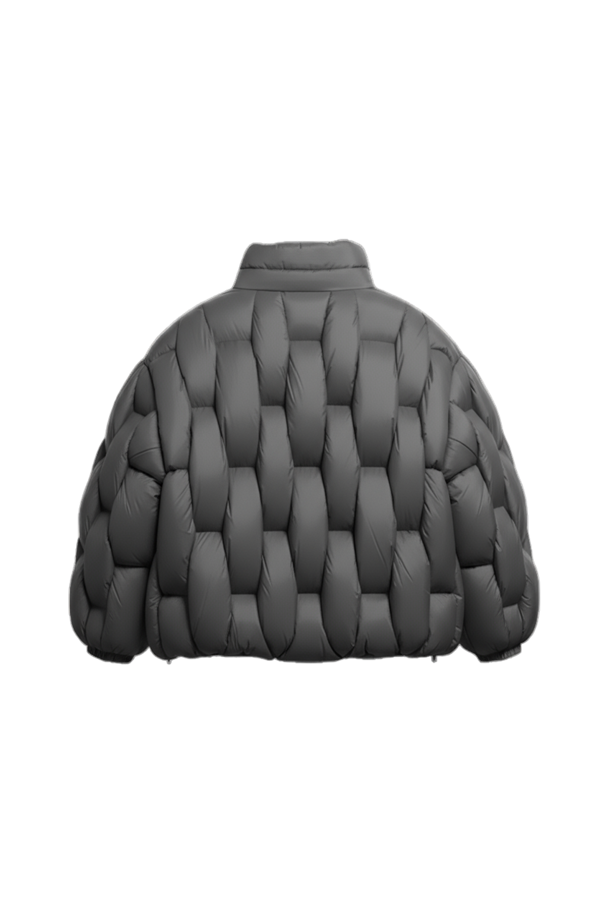 Pentagon Puffer - Grau