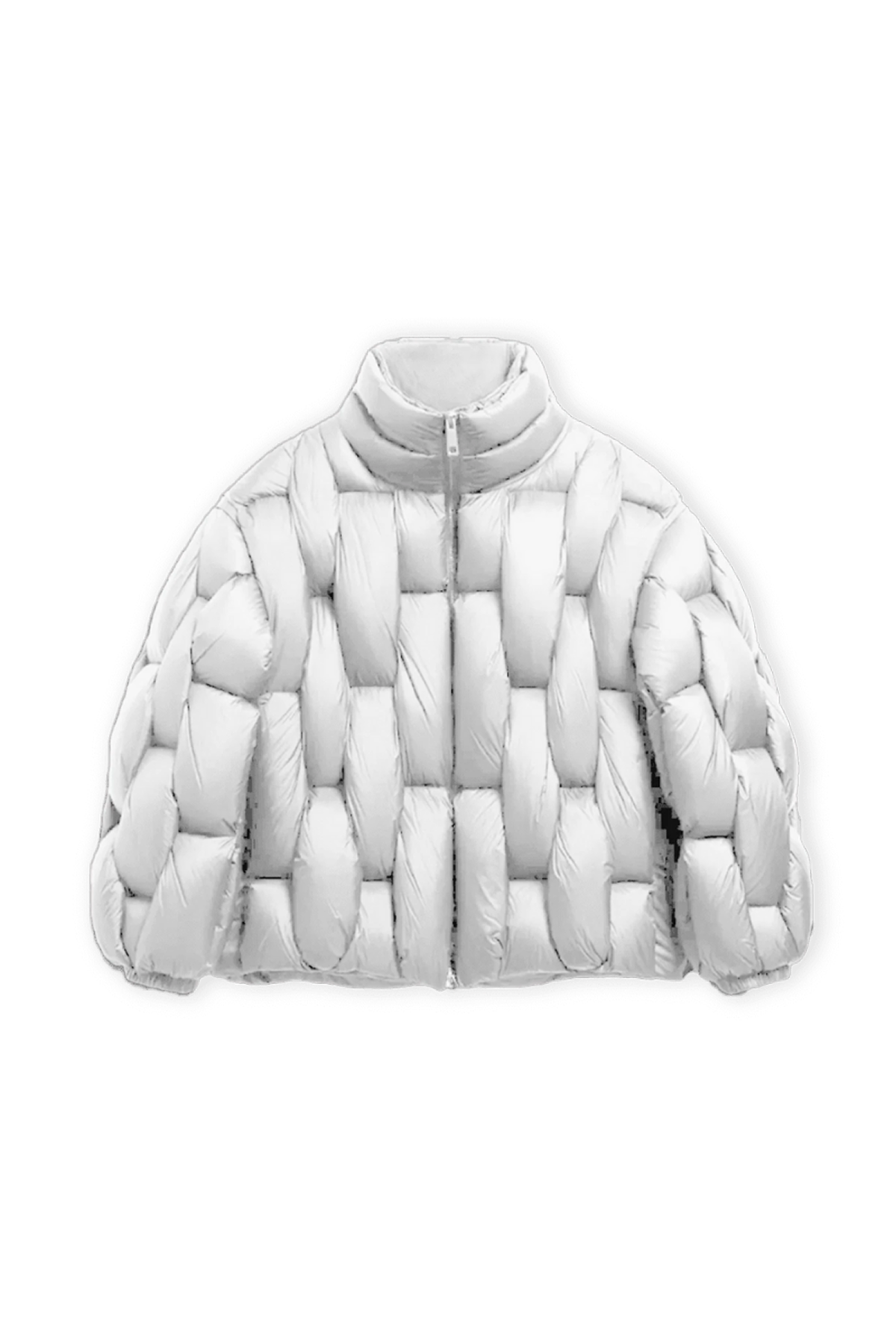 Pentagon Puffer - Blanc