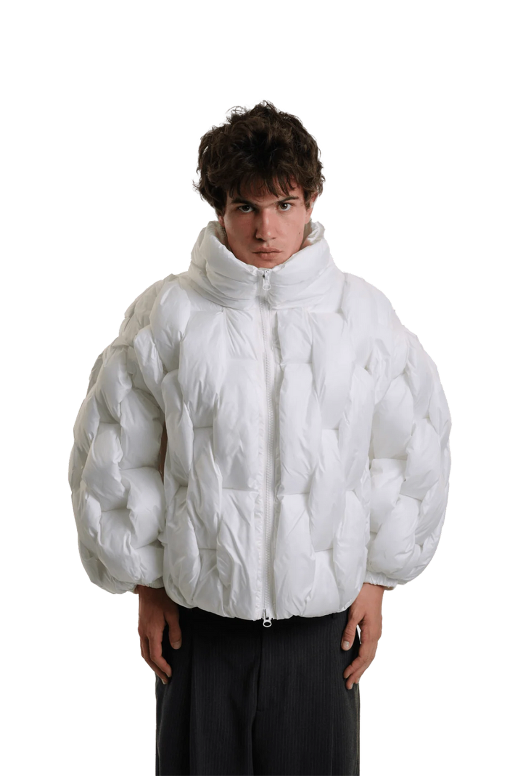 Pentagon Puffer - Weiß