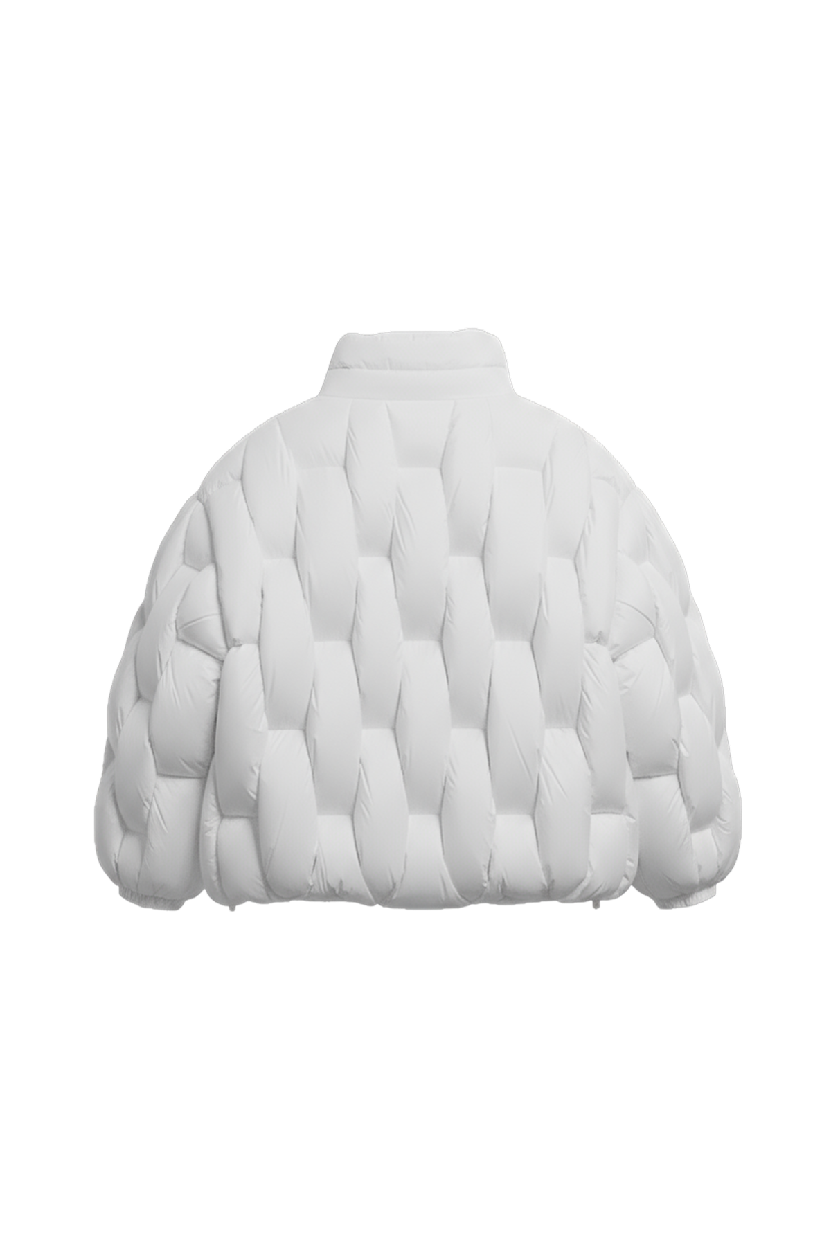 Pentagon Puffer - Blanc
